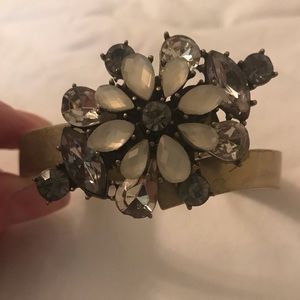 Jeweled cuff bracelet